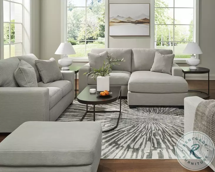 Amesley Smoke Sofa Chaise Sectional