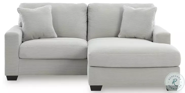 Amesley Smoke 85" Sofa Chaise Sectional