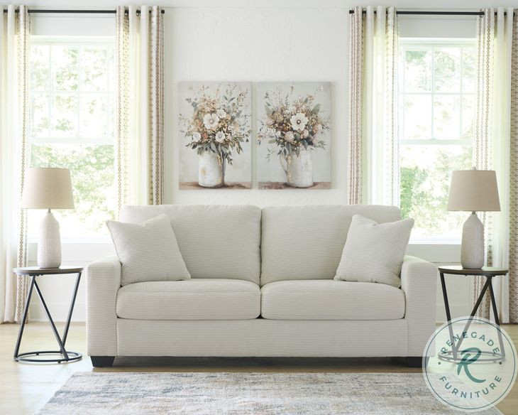 Amesley Ivory 85" Sofa