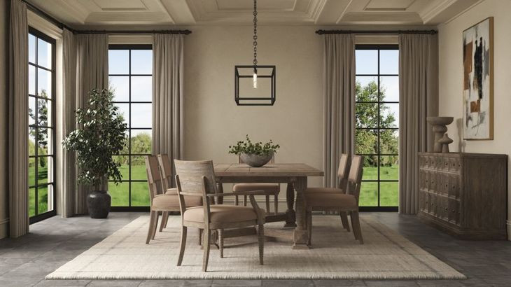 Reforma Brown Upholstered Side Chair Set of 2