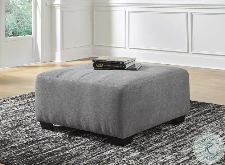 Birkdale Court Gray Oversized Accent Ottoman