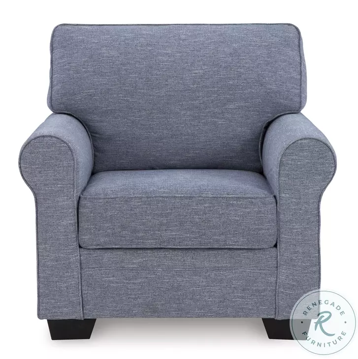 Carissa Manor Denim Performance Fabric Chair