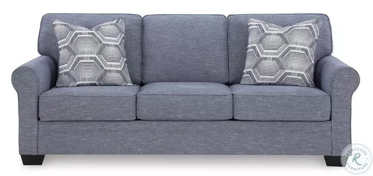 Carissa Manor Denim Performance Fabric Sofa