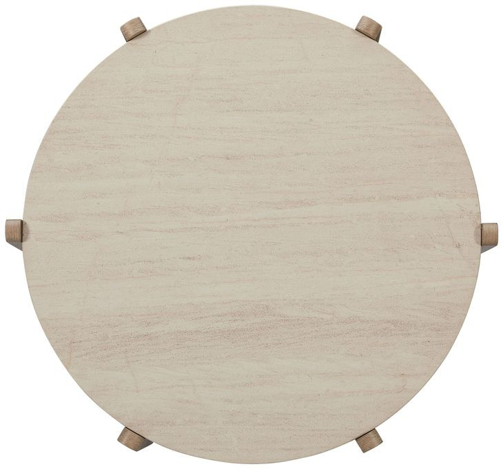 Elements Toffee Stone Top Cocktail Table