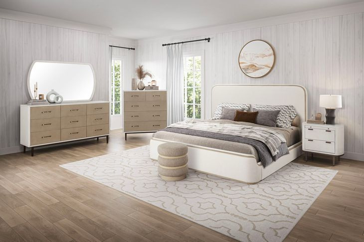 Elements Toffee King Upholstered Bed