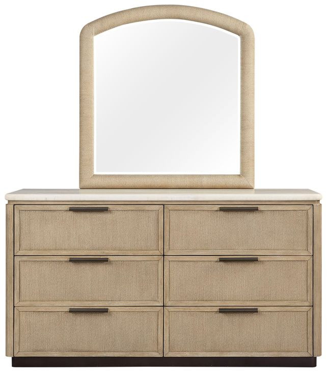 Elements Toffee Arched Mirror