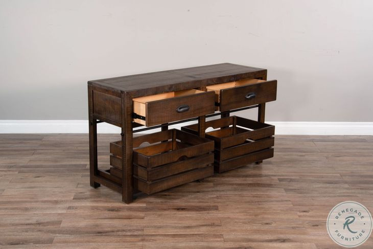 Havenstead Tobacco Leaf Rectangular Sofa Table