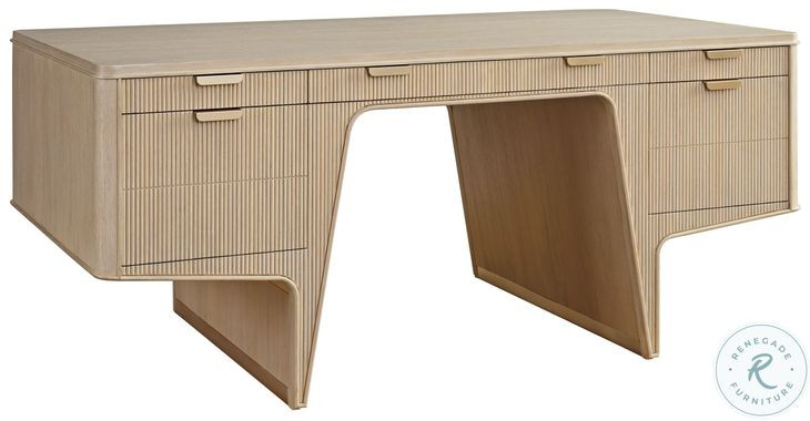 Montreux Natural White Oak Executive Desk