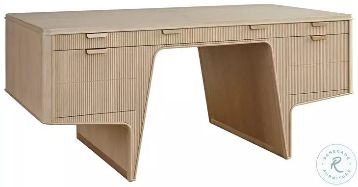 Montreux Natural White Oak Executive Desk