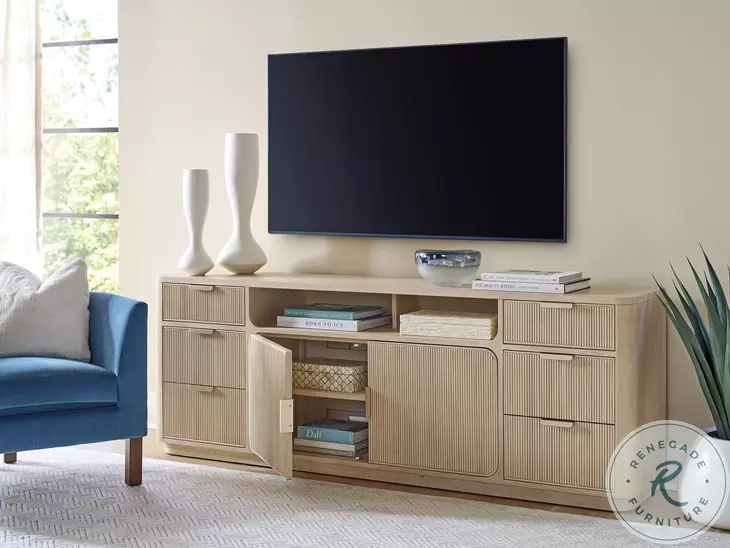 Montreux Natural White Oak TV Stand