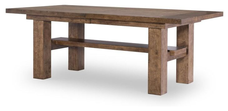 Artisans Place Vintage Pine and Ironwood 106" Extendable Rectangular Dining Room Set