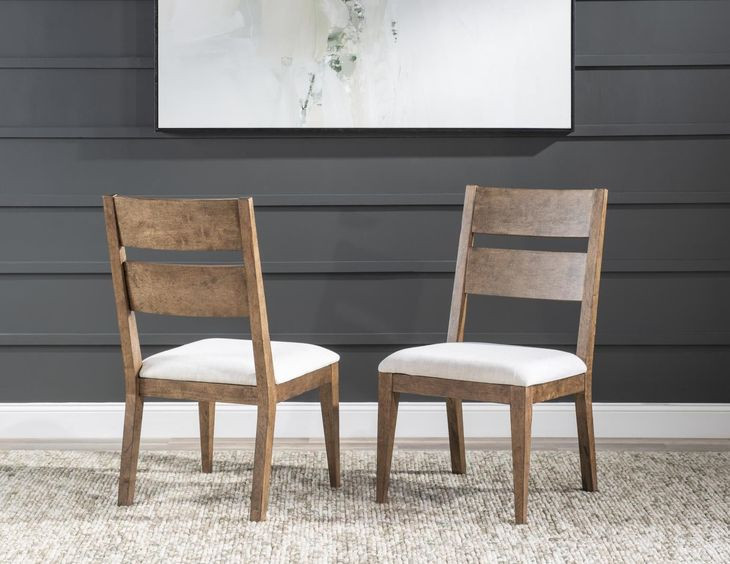 Artisans Place White Upholstered Side Chair Set of 2
