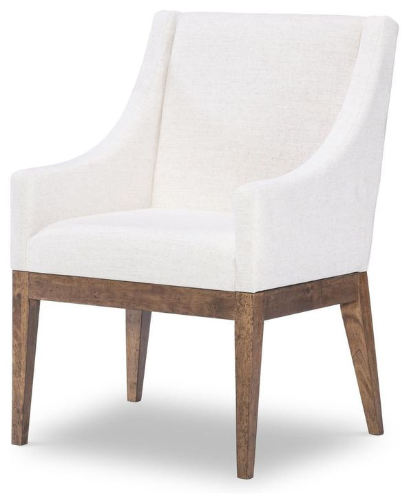Artisans Place White Upholstered Host Chair Set of 2