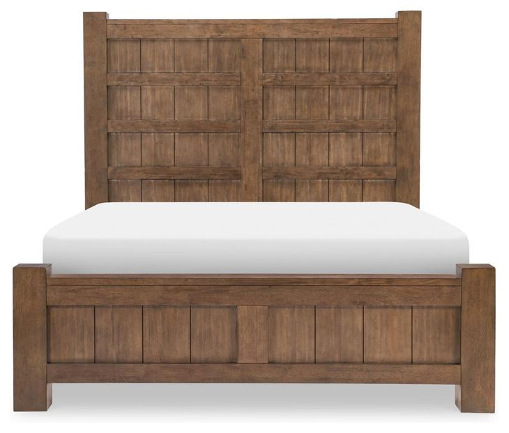 Artisans Place Vintage Pine and Ironwood California King Panel Bed