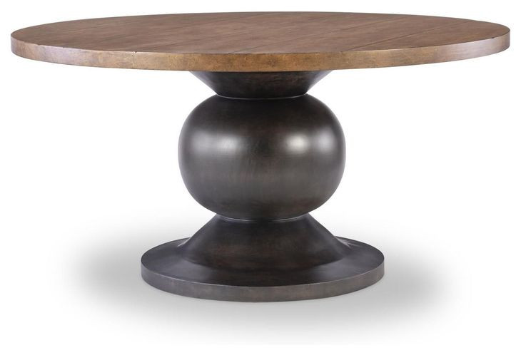 Artisans Place Vintage Pine and Ironwood 60" Round Dining Room Set