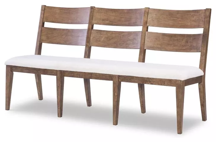 Artisans Place White Upholstered 67" Dining Bench