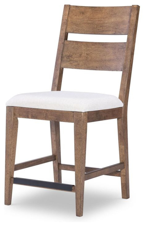 Artisans Place White Ladder Back Counter Height Chair Set of 2