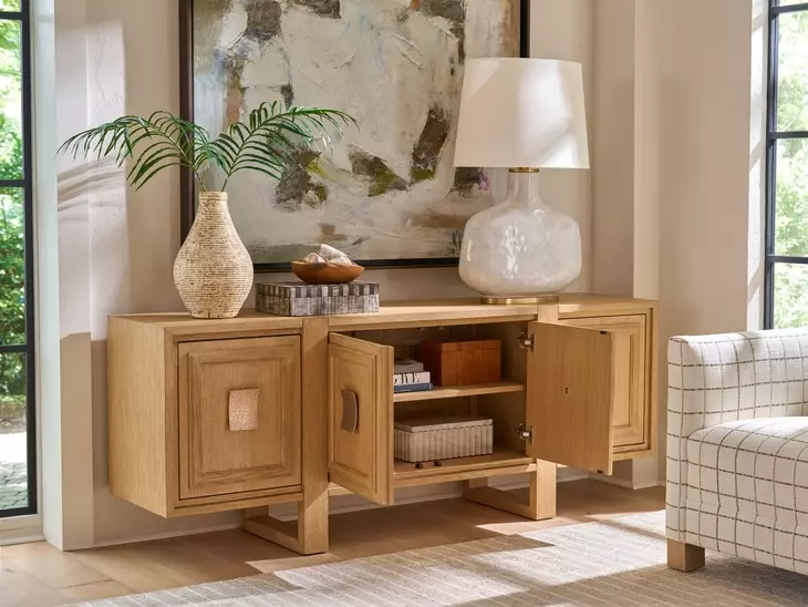 Studio Designs Tan 78" Morella TV Stand