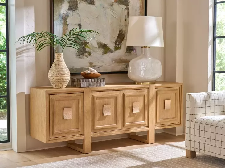 Studio Designs Tan 78" Morella TV Stand