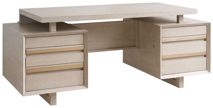 Studio Designs Cream 72" Farallon Executive Desk