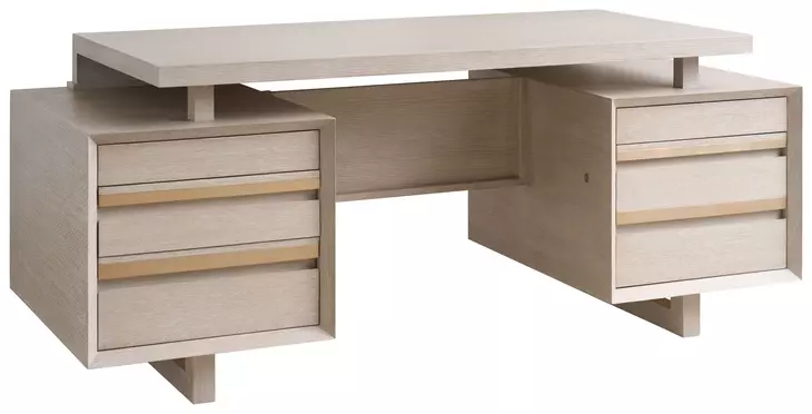 Studio Designs Cream 72" Farallon Executive Desk
