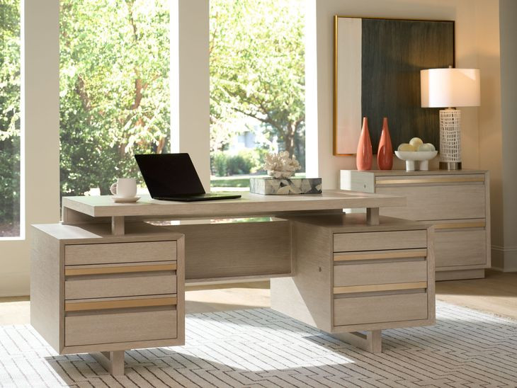 Studio Designs Cream Farallon Executive Home Office Set