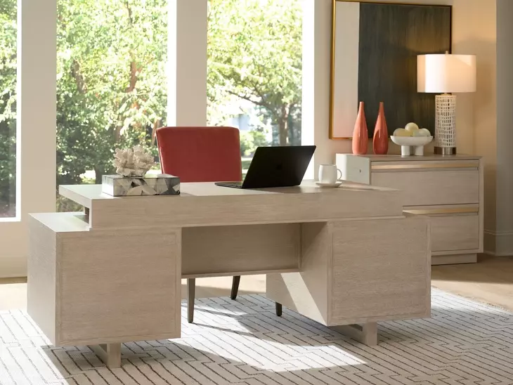 Studio Designs Cream Farallon Executive Home Office Set