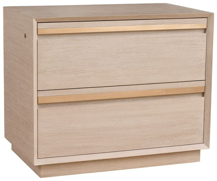 Studio Designs Cream 2 Drawers Farallon File Chest and Lateral File