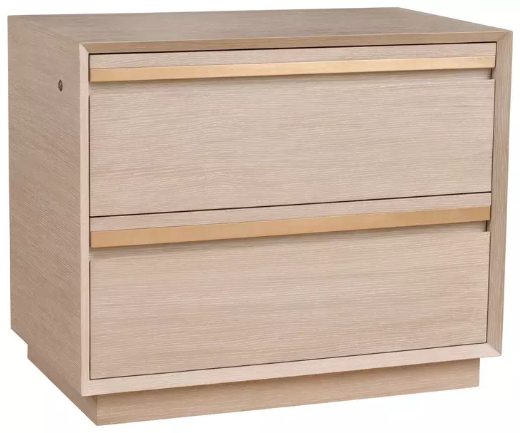Studio Designs Cream 2 Drawers Farallon File Chest and Lateral File