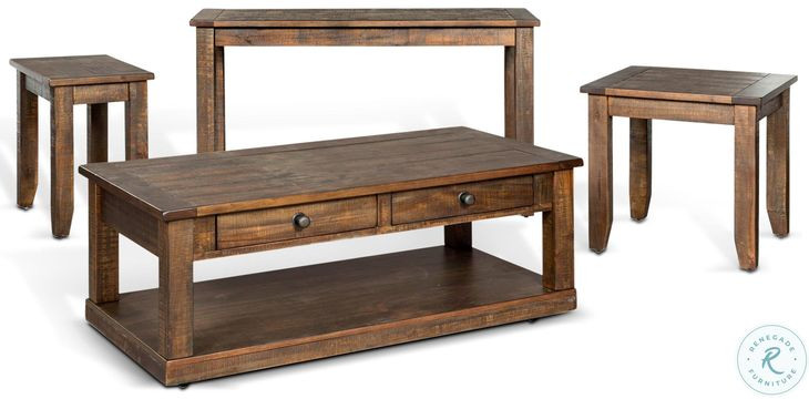 Havenstead Tobacco Leaf Square End Table