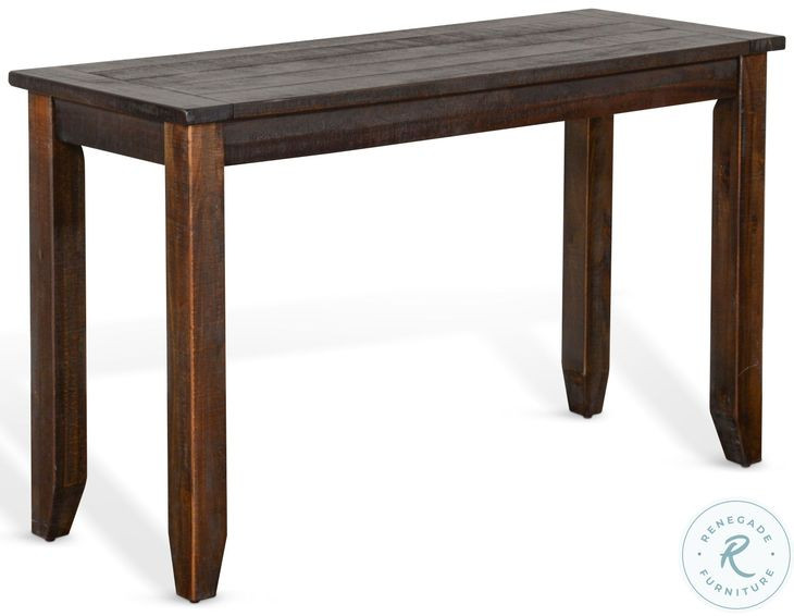 Havenstead Dark Brown Rectangular Sofa Table