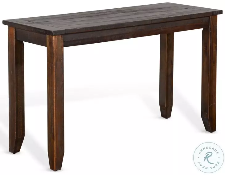 Havenstead Dark Brown Rectangular Sofa Table
