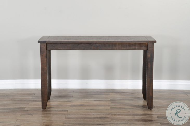 Havenstead Dark Brown Rectangular Sofa Table