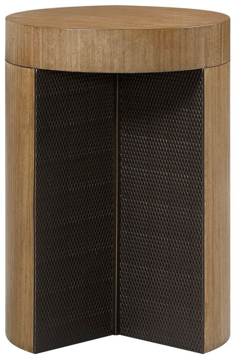 Blue Mallee Brown and Black Round Spot Table