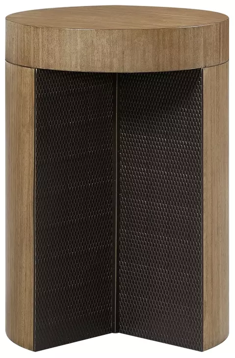 Blue Mallee Brown and Black Round Spot Table