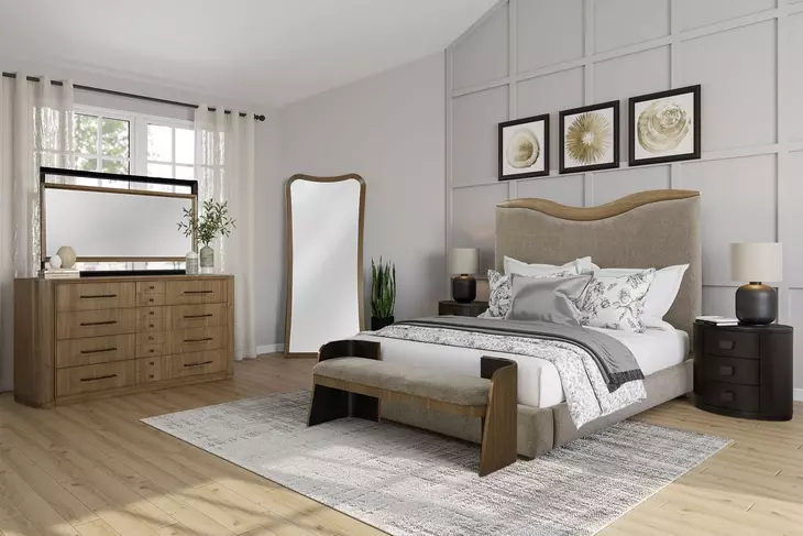 Blue Mallee Brown 12 Drawer Large Dresser