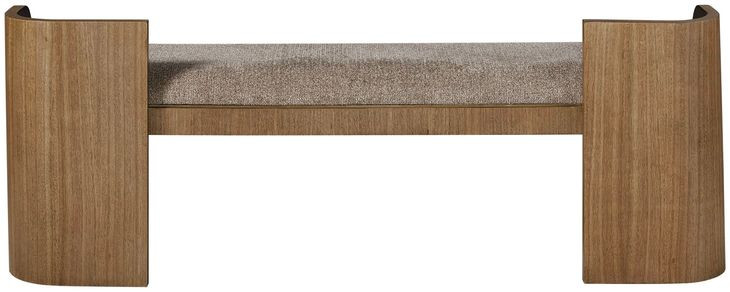 Blue Mallee Beige and Brown Upholstered Panel Bedroom Set