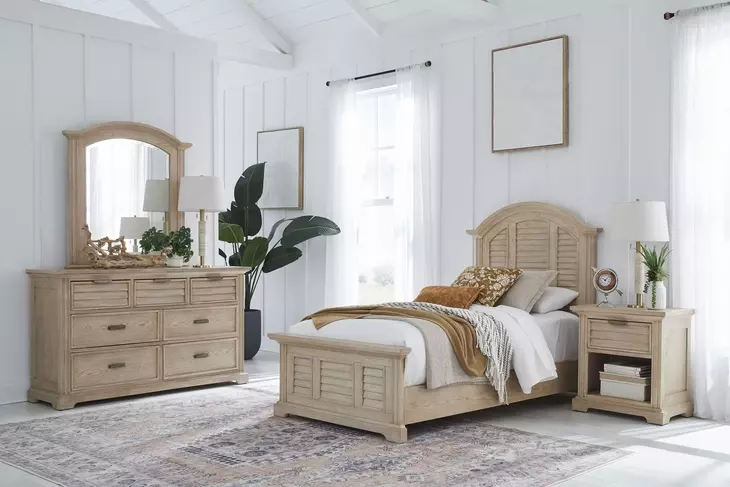 Heritage Coast Sea Oat Twin Panel Bed