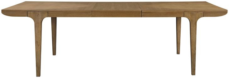 Blue Mallee Brown 100" Extendable Rectangular Dining Table