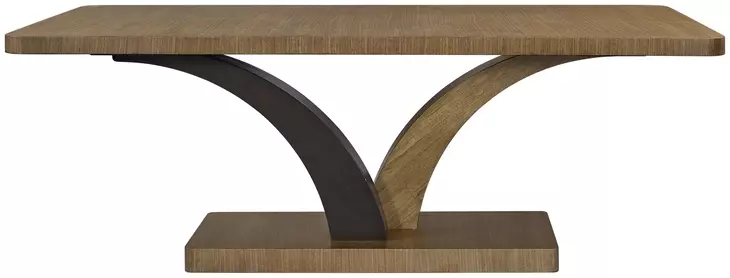 Blue Mallee Brown and Black 84" Rectangular Dining Table