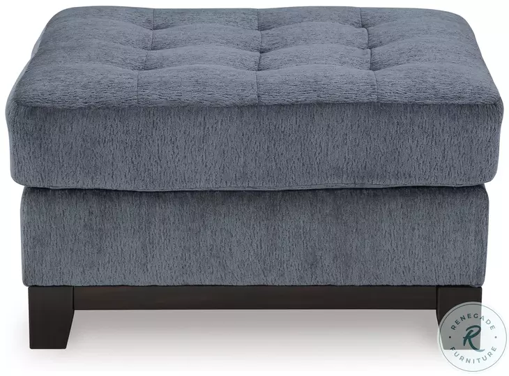 Maxon Place Navy Oversized Accent Ottoman
