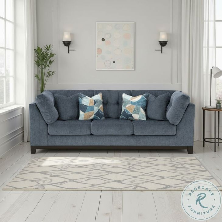Maxon Place Navy Sofa