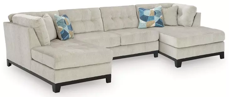 Maxon Place Stone 3 Piece Sectional with Chaise