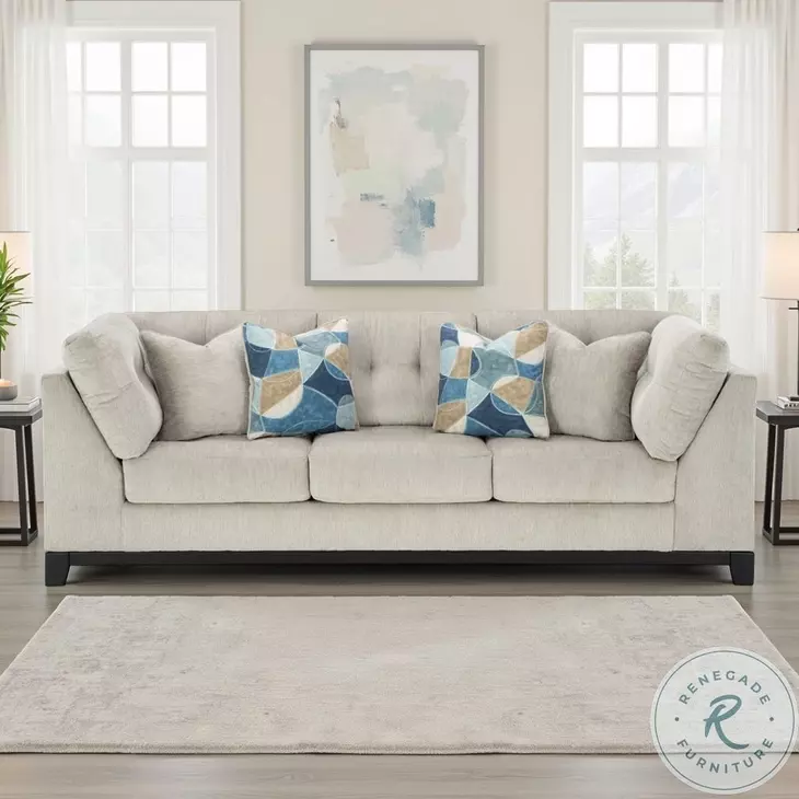 Maxon Place Stone 100" Sofa