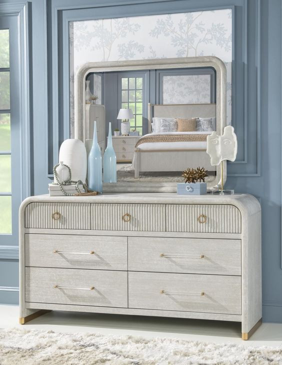 Miramar Oyster Rectangular Dresser Mirror