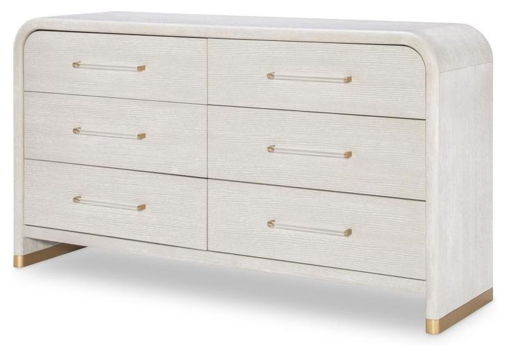 Miramar Oyster 6 Drawer Dresser