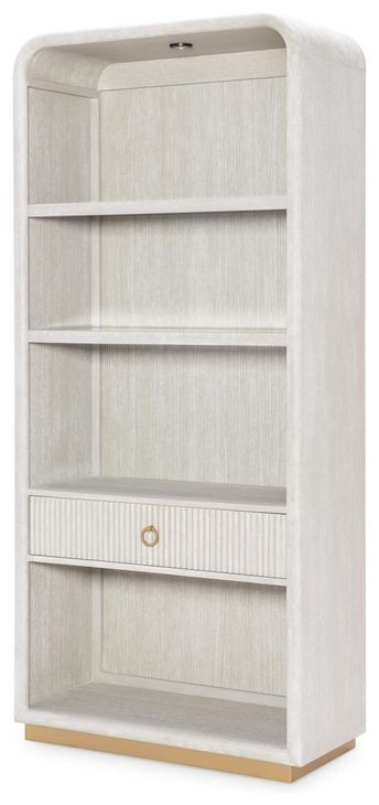 Miramar Oyster 1 Drawer Etagere with LED