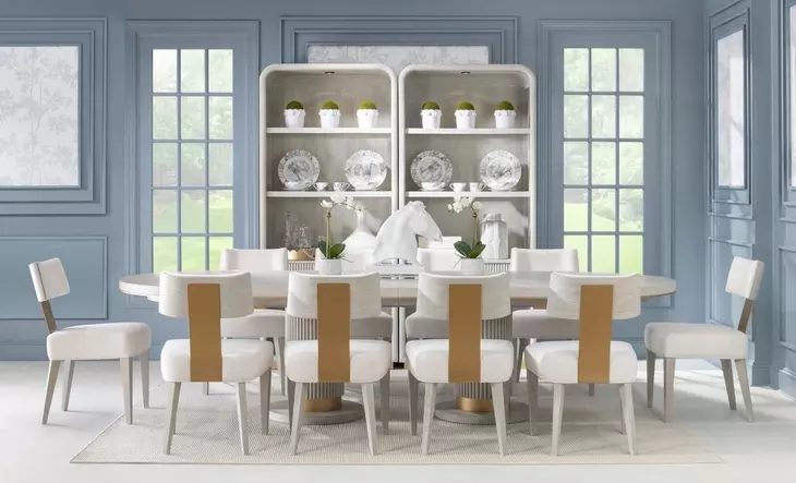 Miramar Oyster 72" Extendable Dining Table