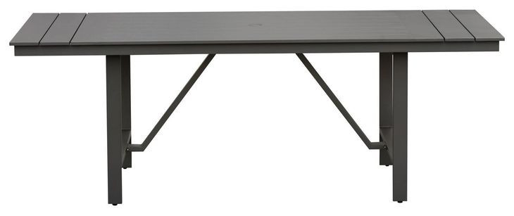 Navarro Outdoor Dining Mocha Outdoor Rectangular Dining Room Set