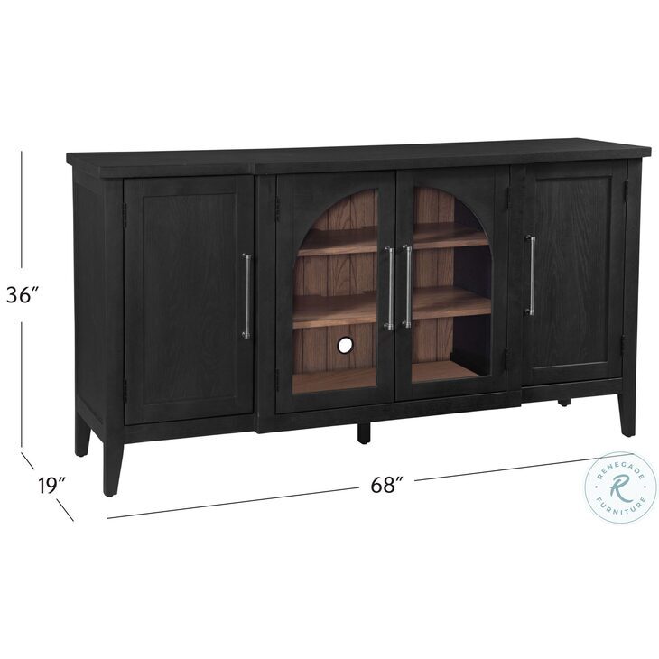 Fynn Matte Black And Light Natural Server